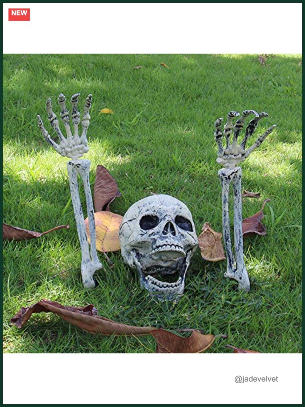 Realistic Skeleton Stakes Halloween Decoration Outdoor Lawn Garden 3 Piece
